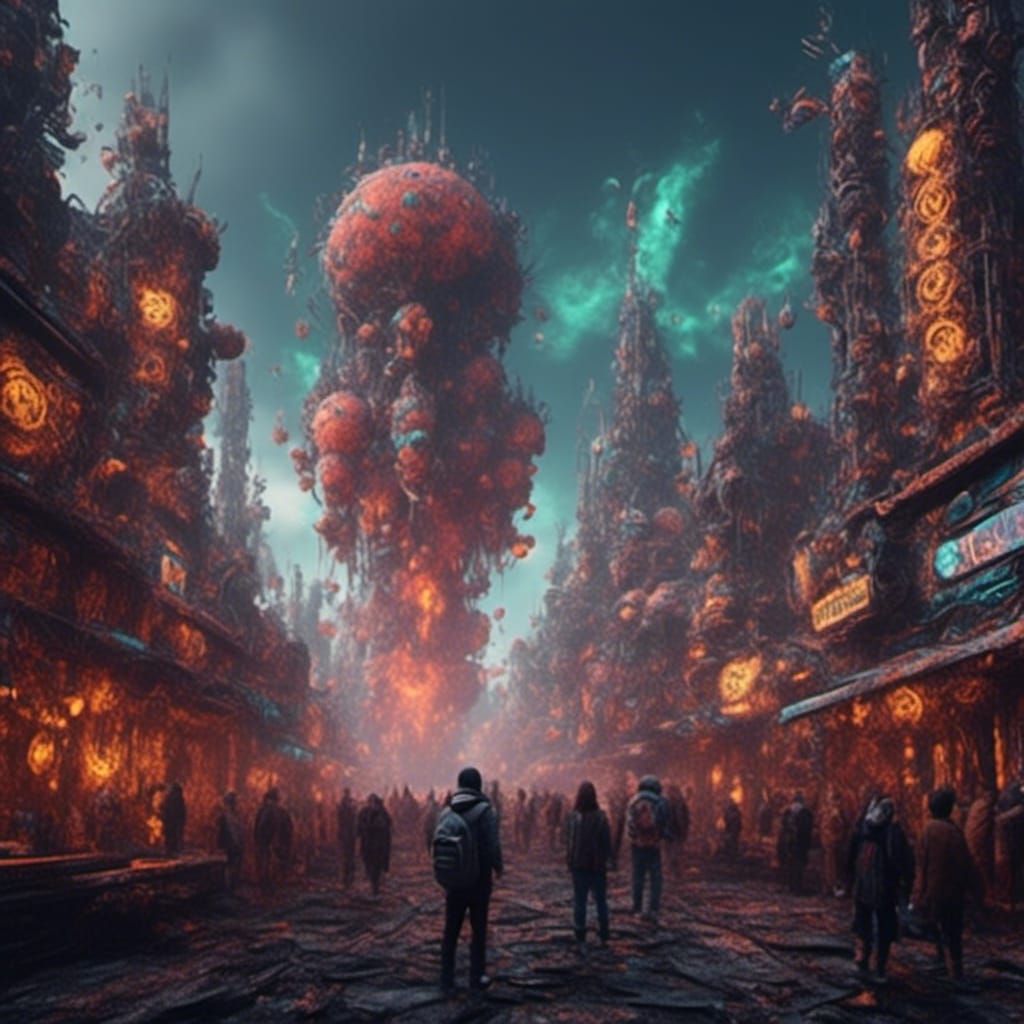 Young People Demonstrate Friendly Mini Nukes