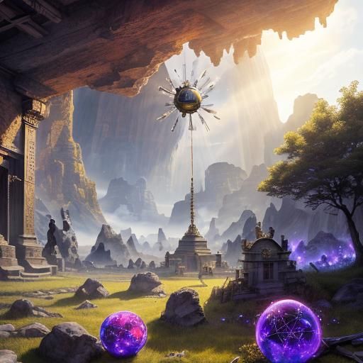 Photorealistic Atomic Defiance of Science Against Divinity