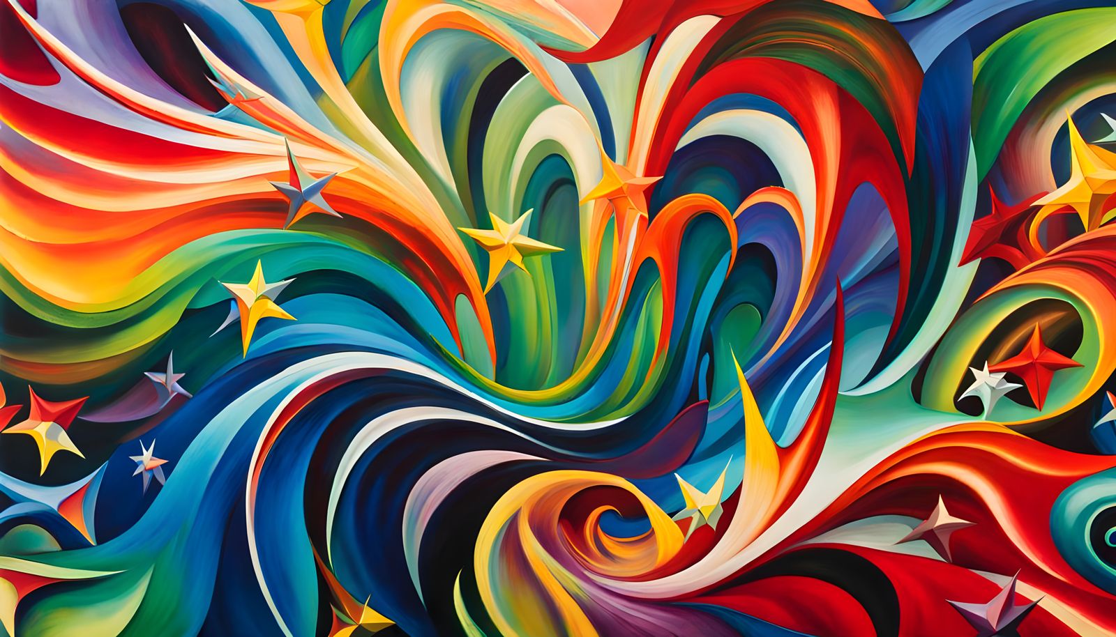 Iridescent Stars in Swirling Magnetic Energy