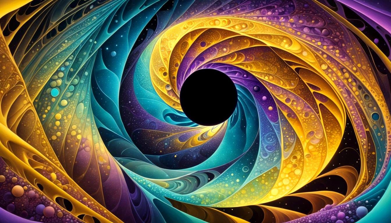 A glowing orb above a calm lake