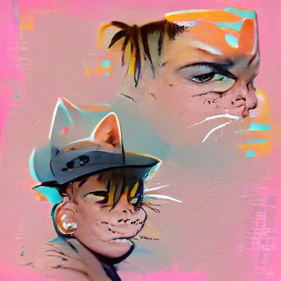 Charming Cat-Boy Portrait with Cap