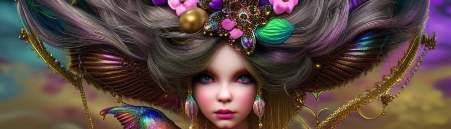 Magical Pearlescent Filigree in Hyperdetailed CGI