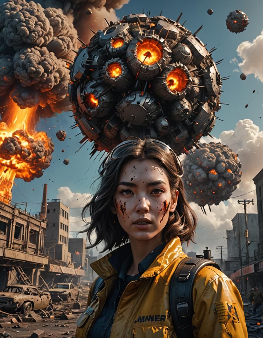 Nuclear Selfie: Fantastical Matte Painting in 8k