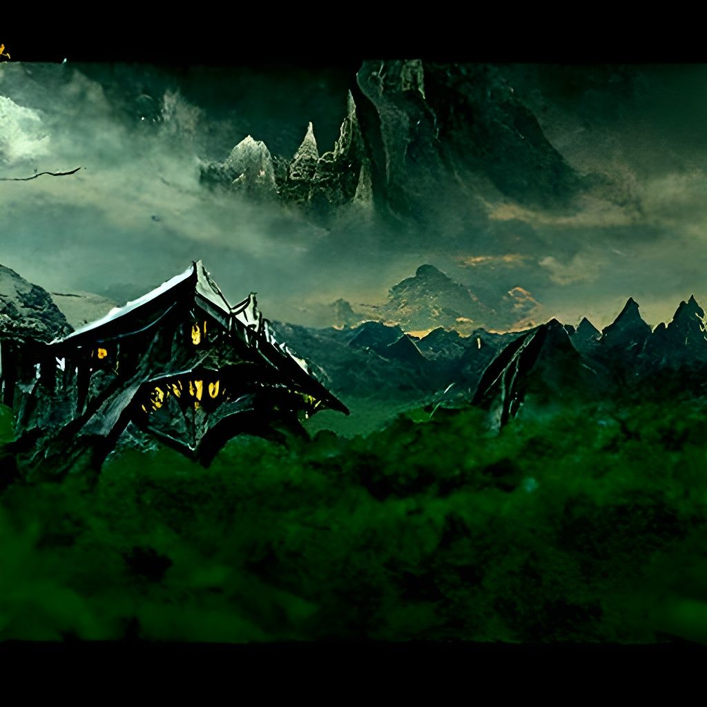 Detailed Matte Painting of Dungeons & Dragons
