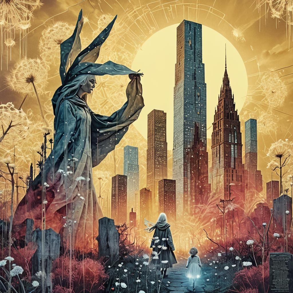 Ethereal Fairy in Infrared Dreamscape