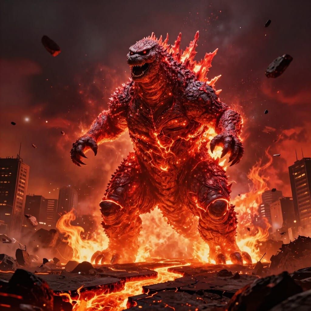 Godzilla's Nitro Form Unleashes Catastrophic City Destructio...