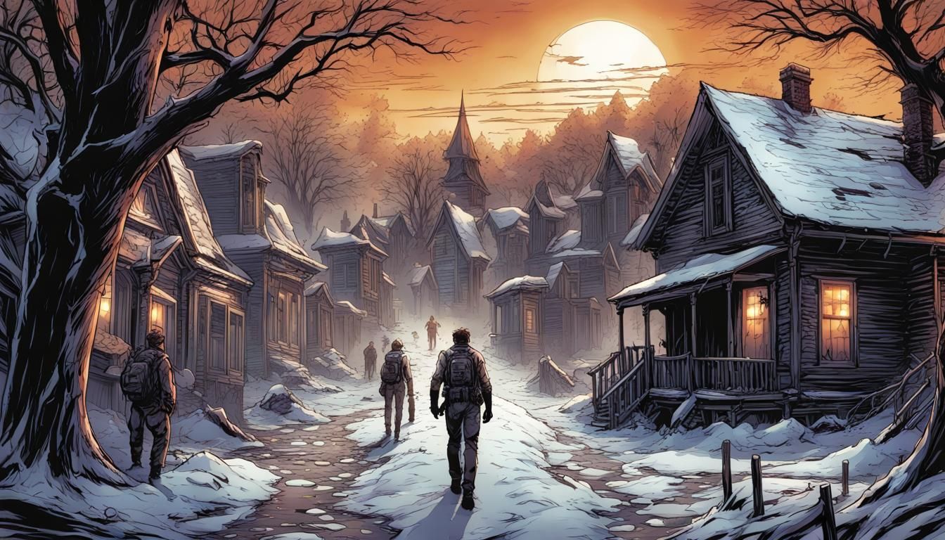 Resident Evil Village: Comic Book Art