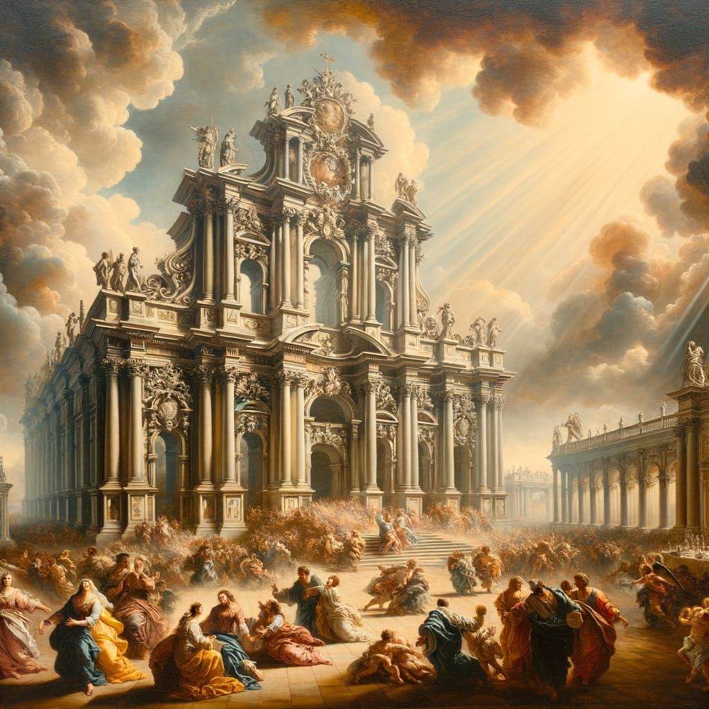 Baroque Era Spirit: Grandiose Artistic Interpretation