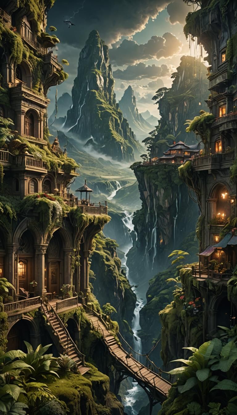 Soulful Connection: Nature's Embrace in Digital Art