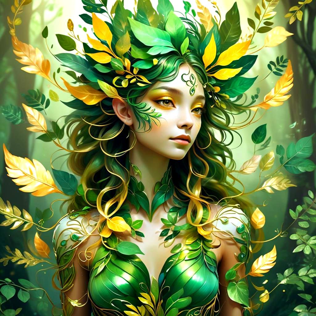 Hybrid Animal Plant Fusion: AI Concept Art