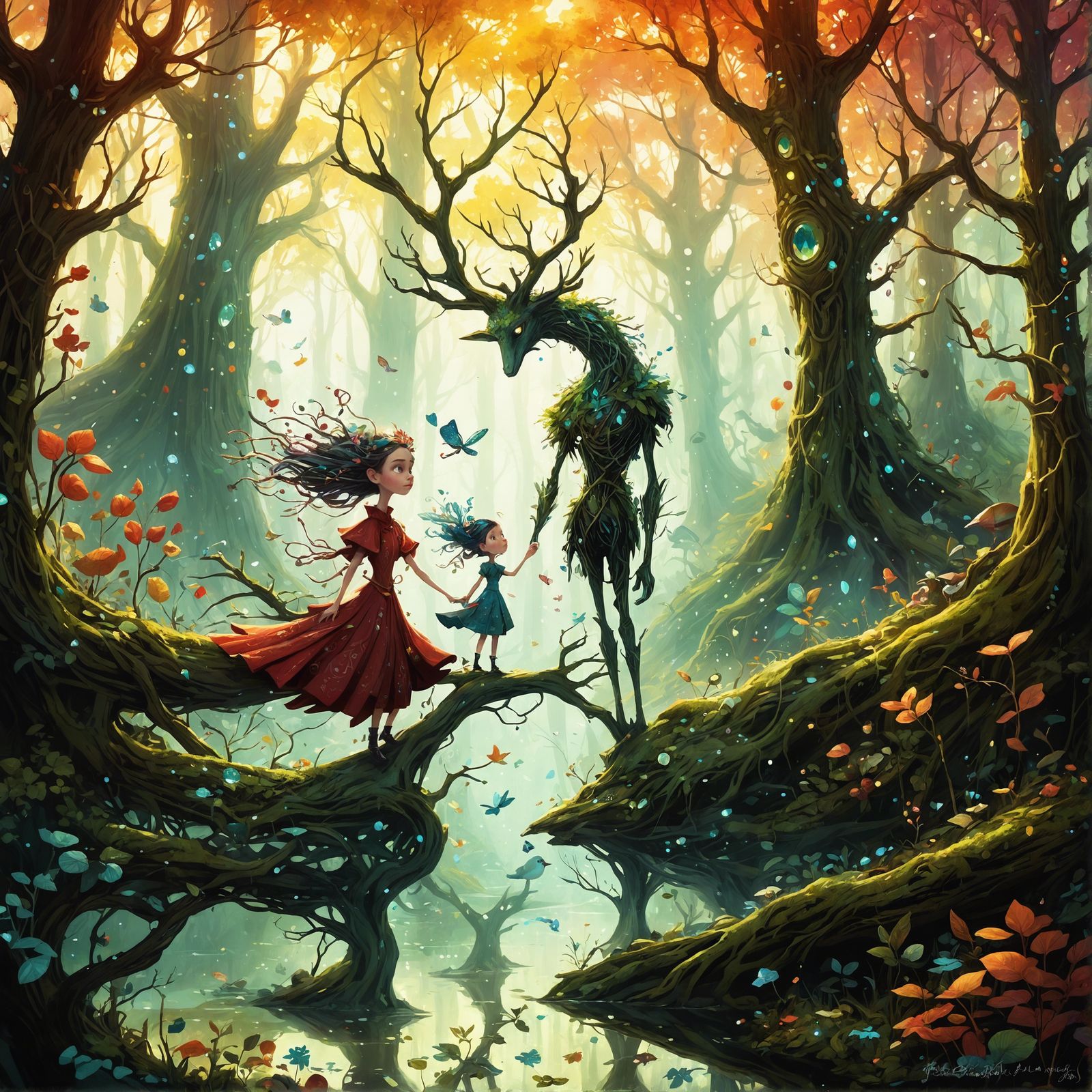 Magical Forest Family by Jasmine Beckett Griffiths