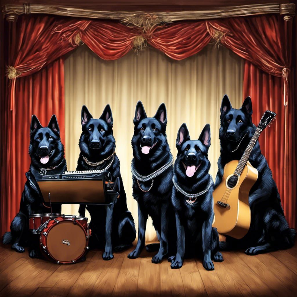 German Shepherds Rock Band