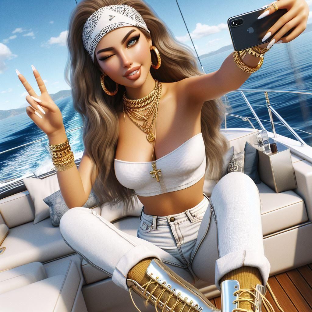 Classic Blue Jeans AI Image