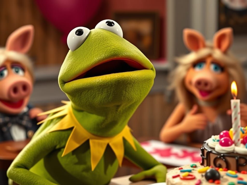 Kermit's birthday 1