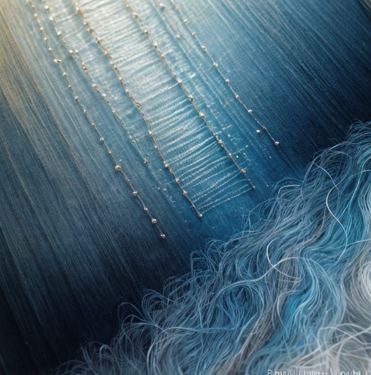 Whimsical Ocean Tapestry in Soft Focus