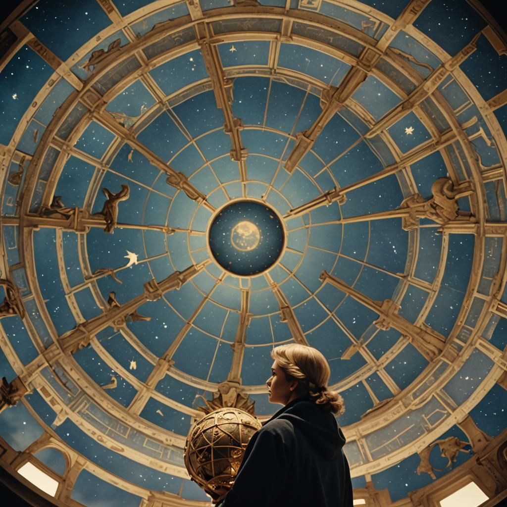 Ruth Moschner in Pesello's Dome of the Zodiac