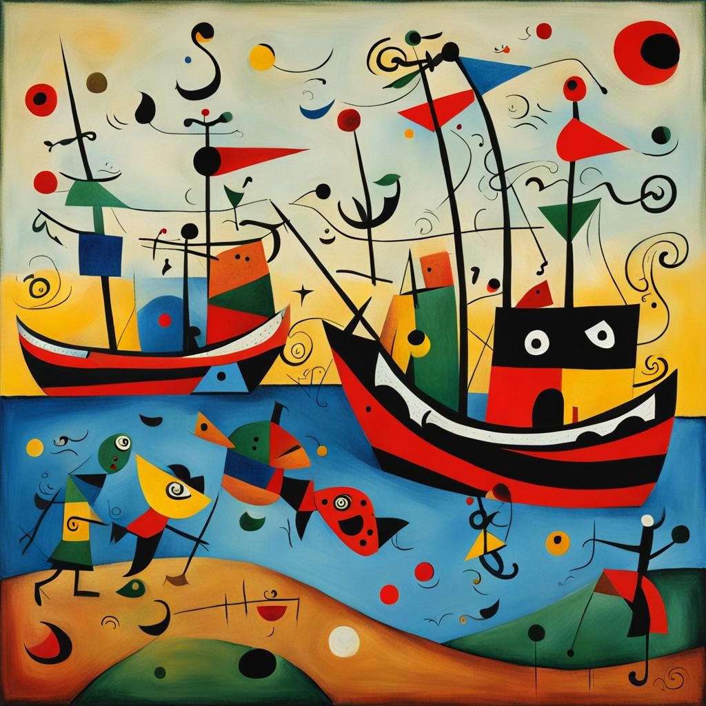 The Ship of Fools: Surrealist Composition