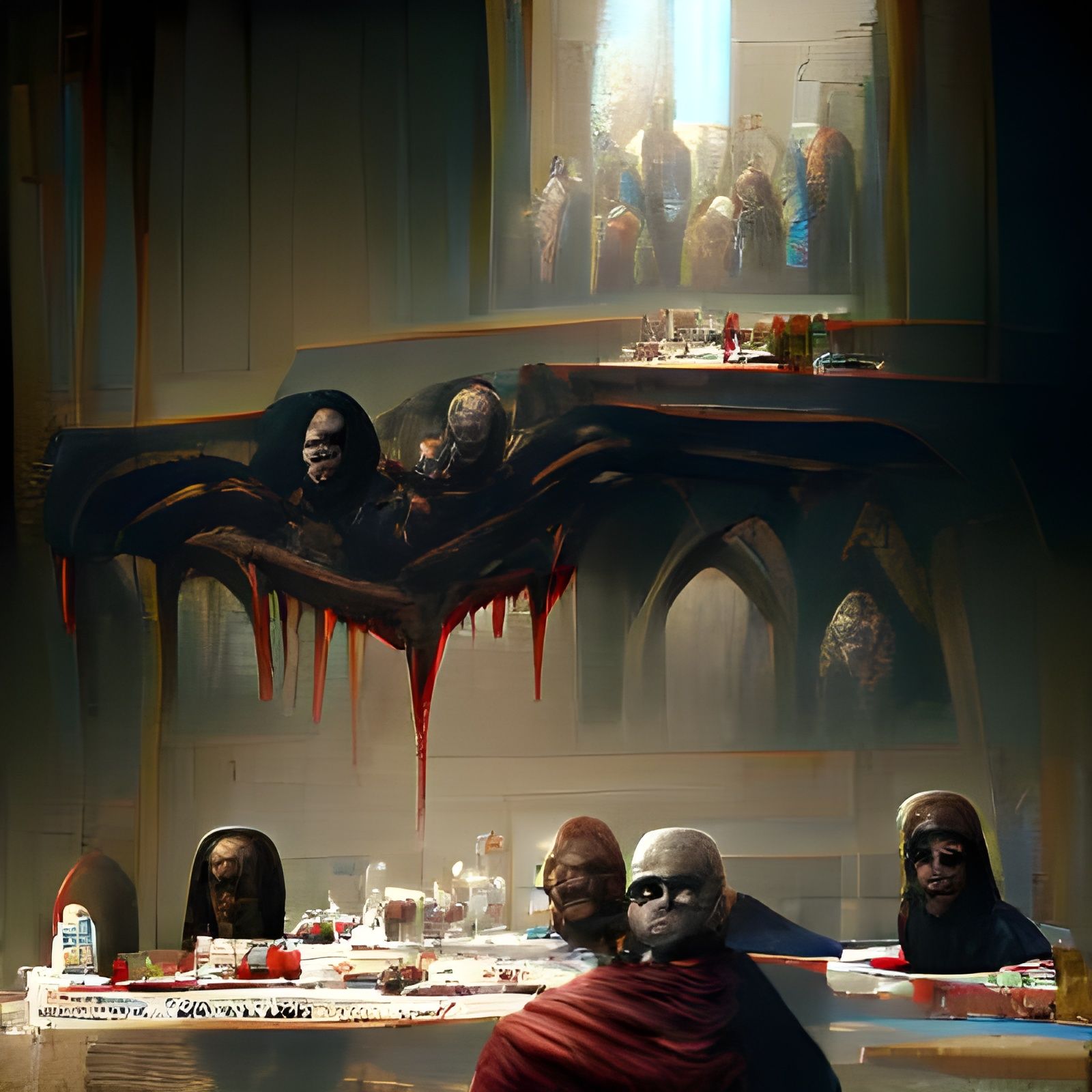 Sinister Last Supper by Rutkowski
