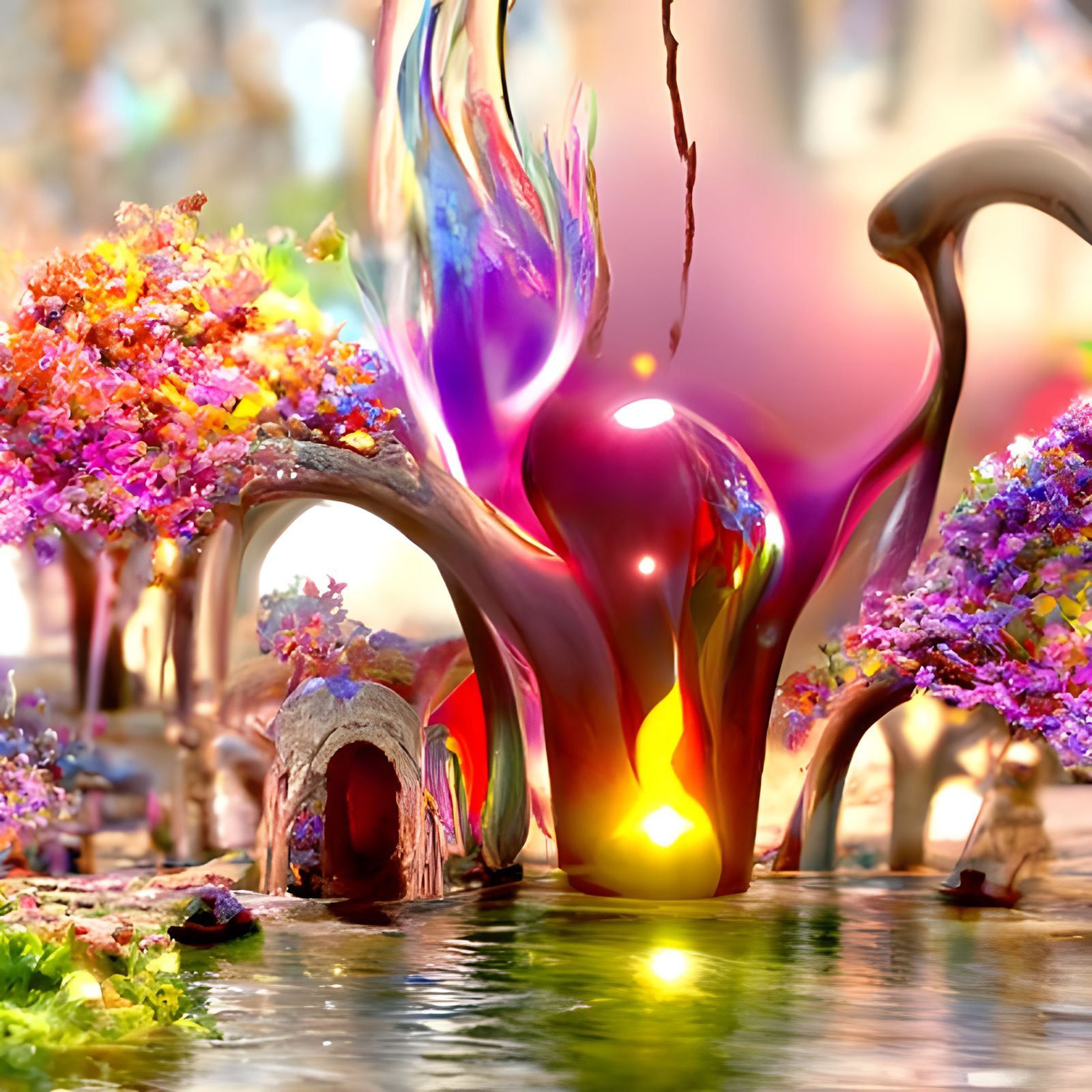 Glowing Imagination: A Hyperdetailed Digital Masterpiece