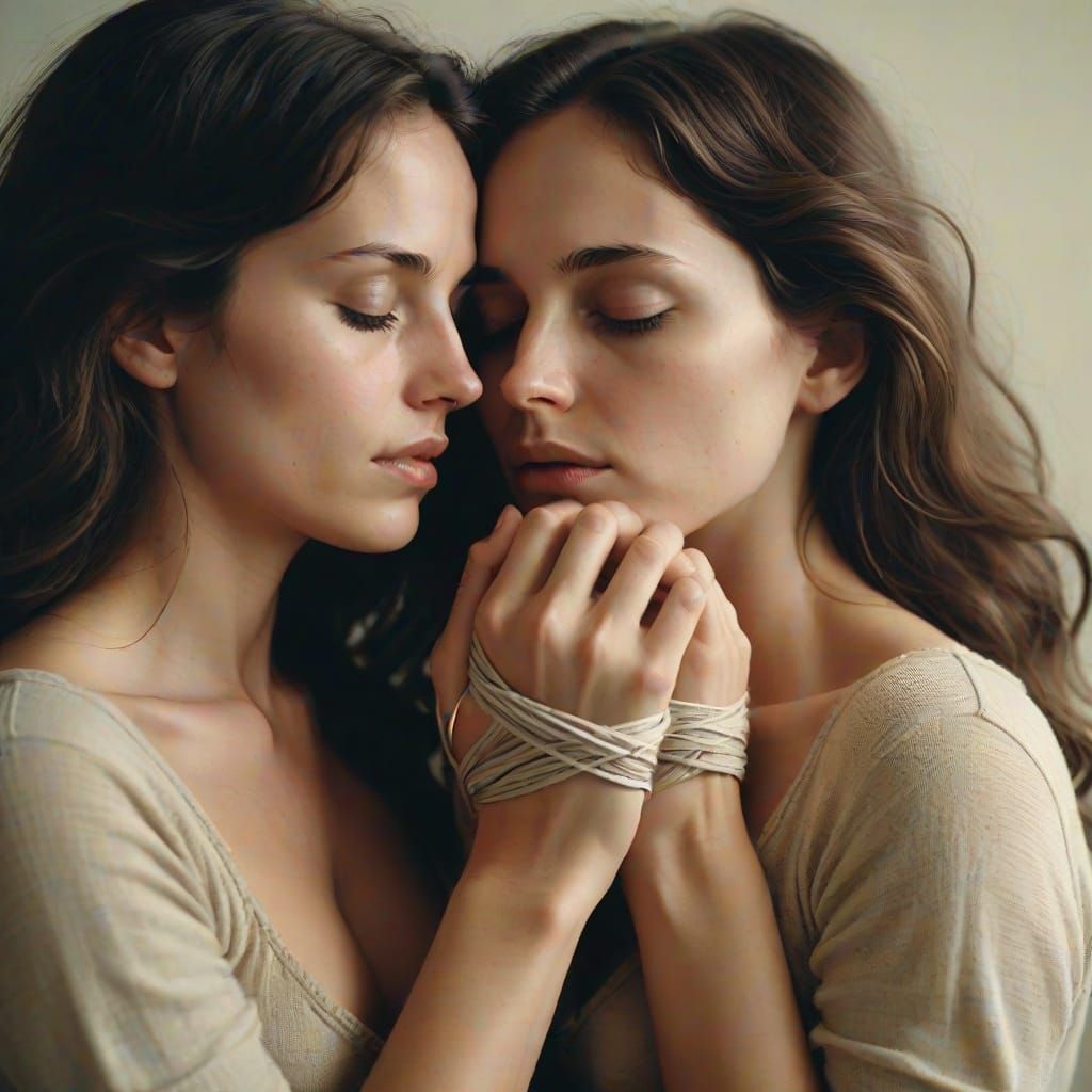 Beautiful Woman in Grainy 1970s Film