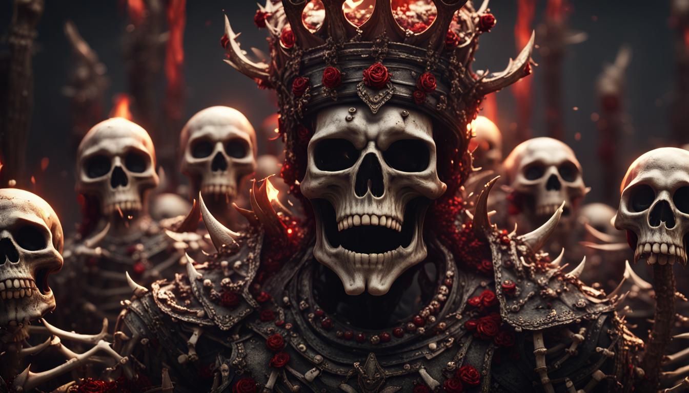 Demon King Summons Skeleton Minions in Unreal Engine