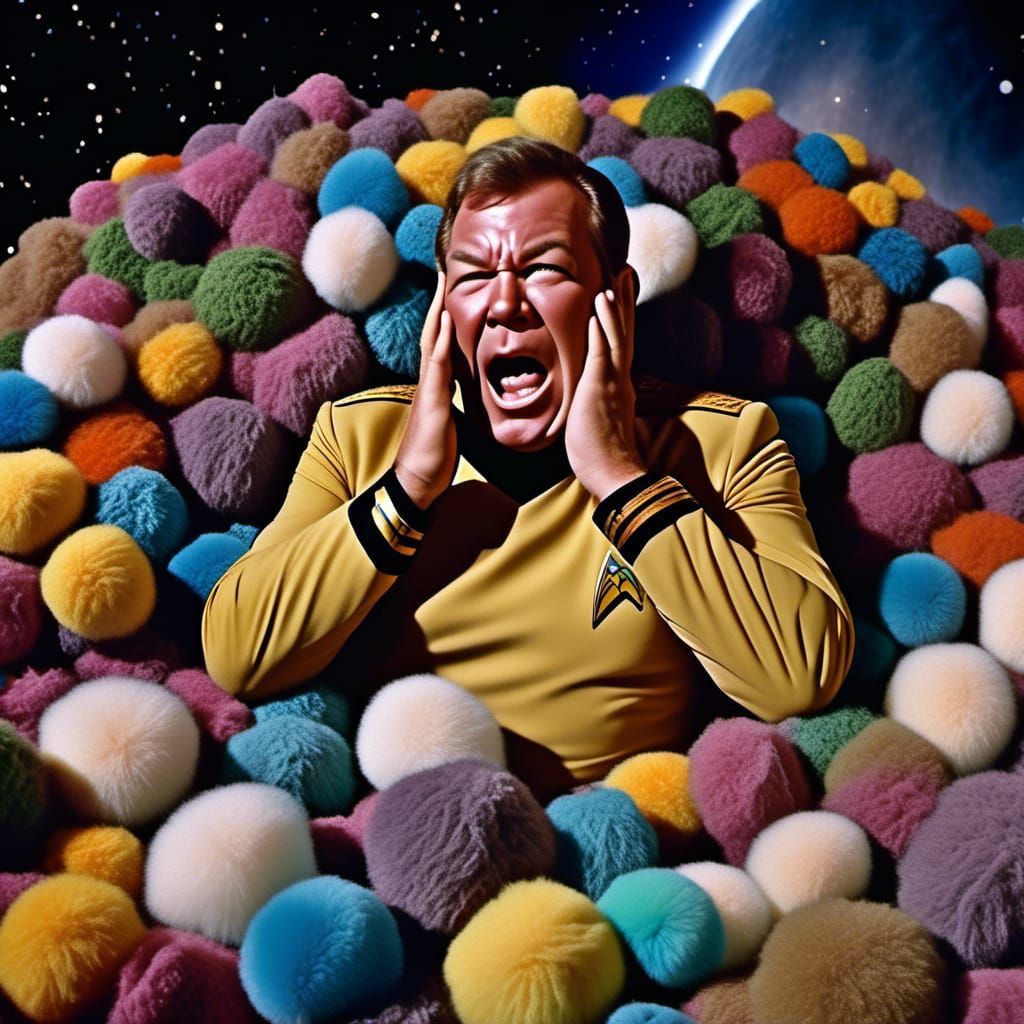 Captain Kirk's Tribble Trouble: A Screaming Ordeal