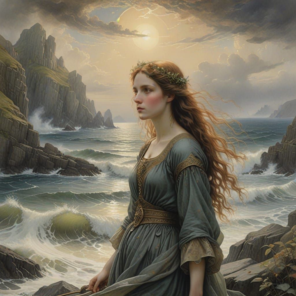 Mystical Oceanic Scene in Soft Focus