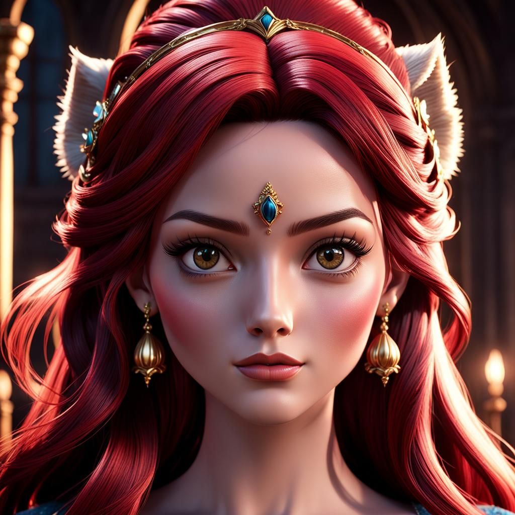 Belle and Beast Fairytale in 3D Ultra HD