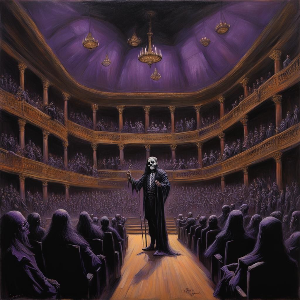 Death's Opera Hall Concert: Black Metal Cover Art