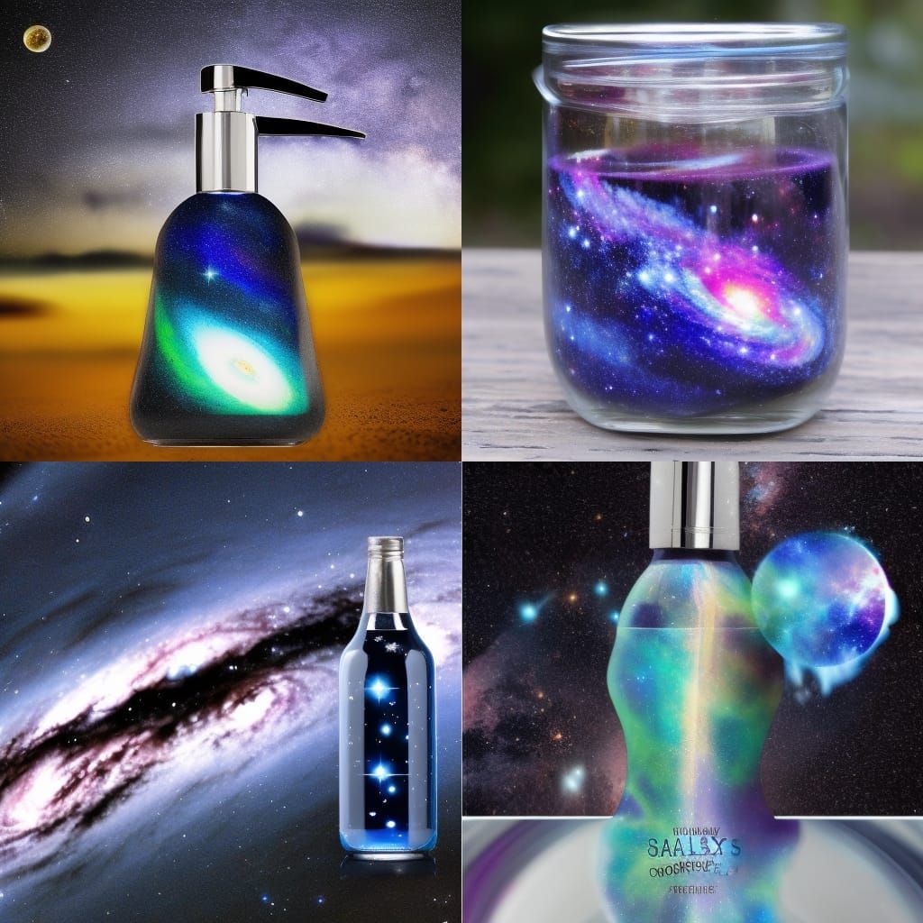 Galaxy in a Bottle: Cosmic Art