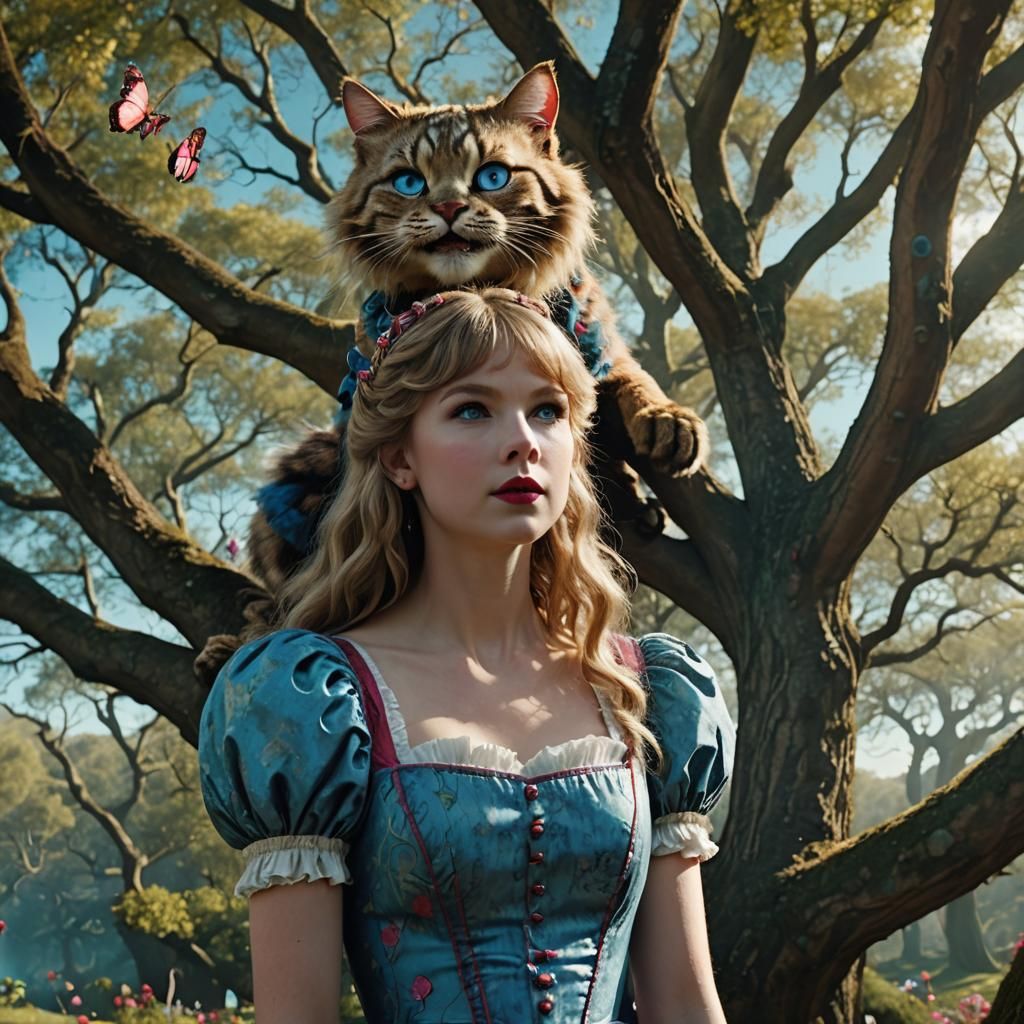 Taylor Swift as Alice in Wonderland