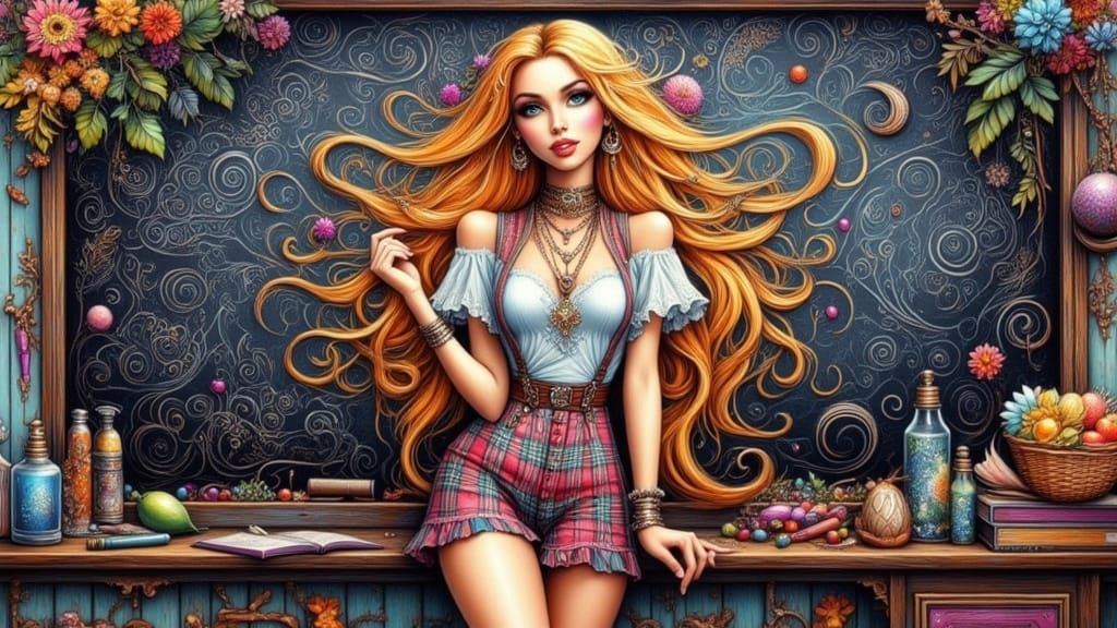 <lora:Romantic Goth:1.0> <lora:Zentangled:1.0> <lora:Hand Dr...