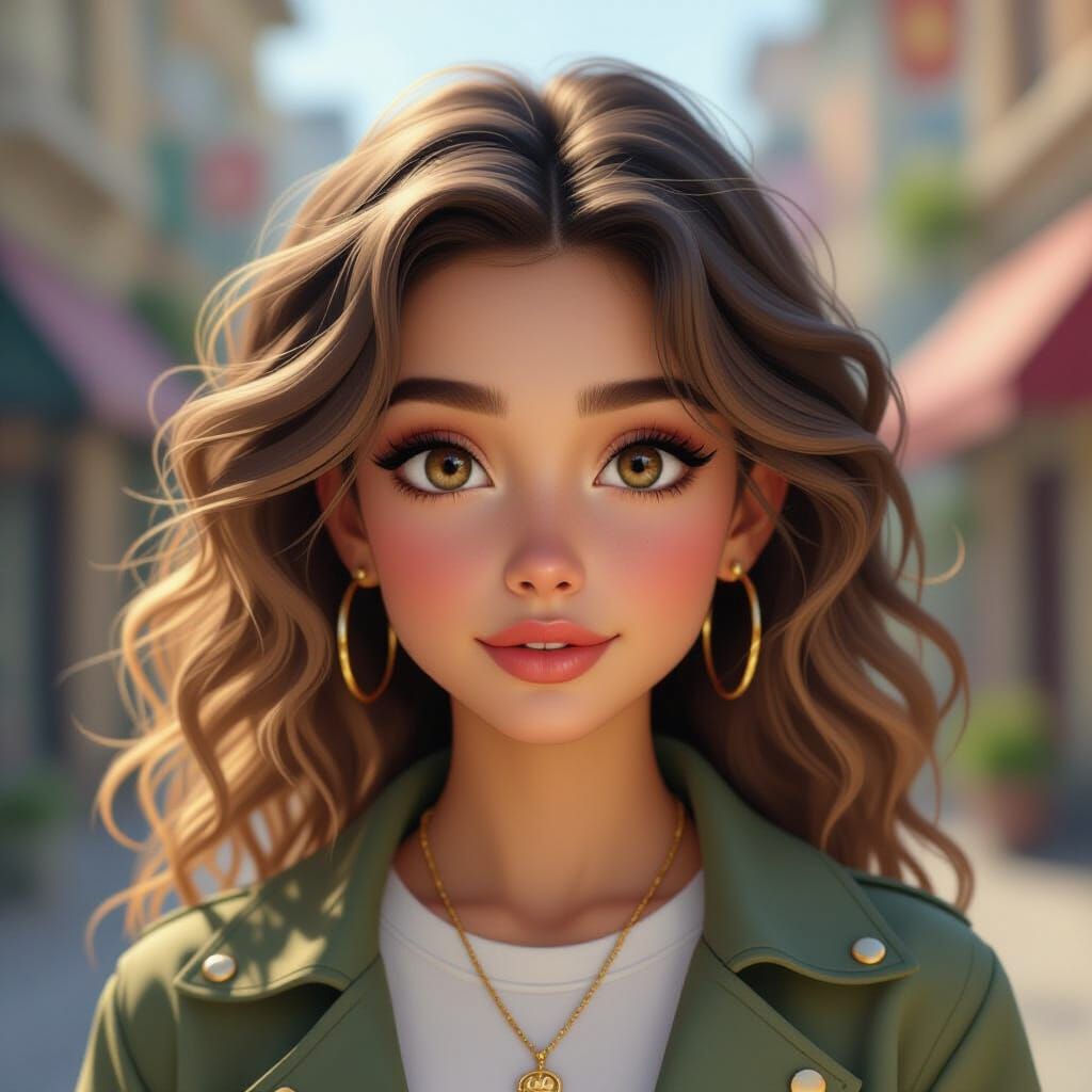 Teenage Girl Portrait with Dramatic Lighting