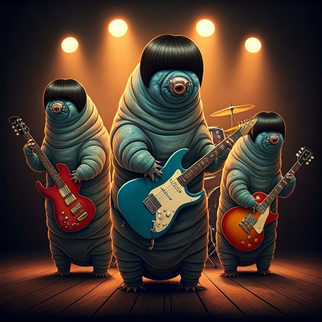 Tardigrade Rock Band on Stage