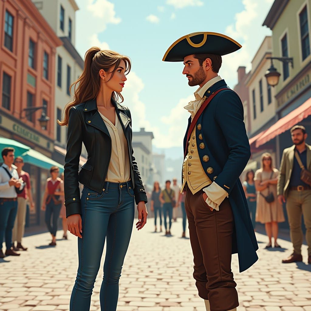 A Timeless Encounter in 18th Century America