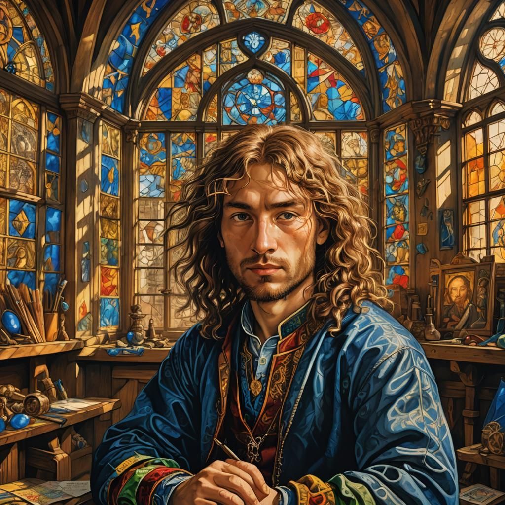 Renaissance Workshop: Young Man in Dürer Style