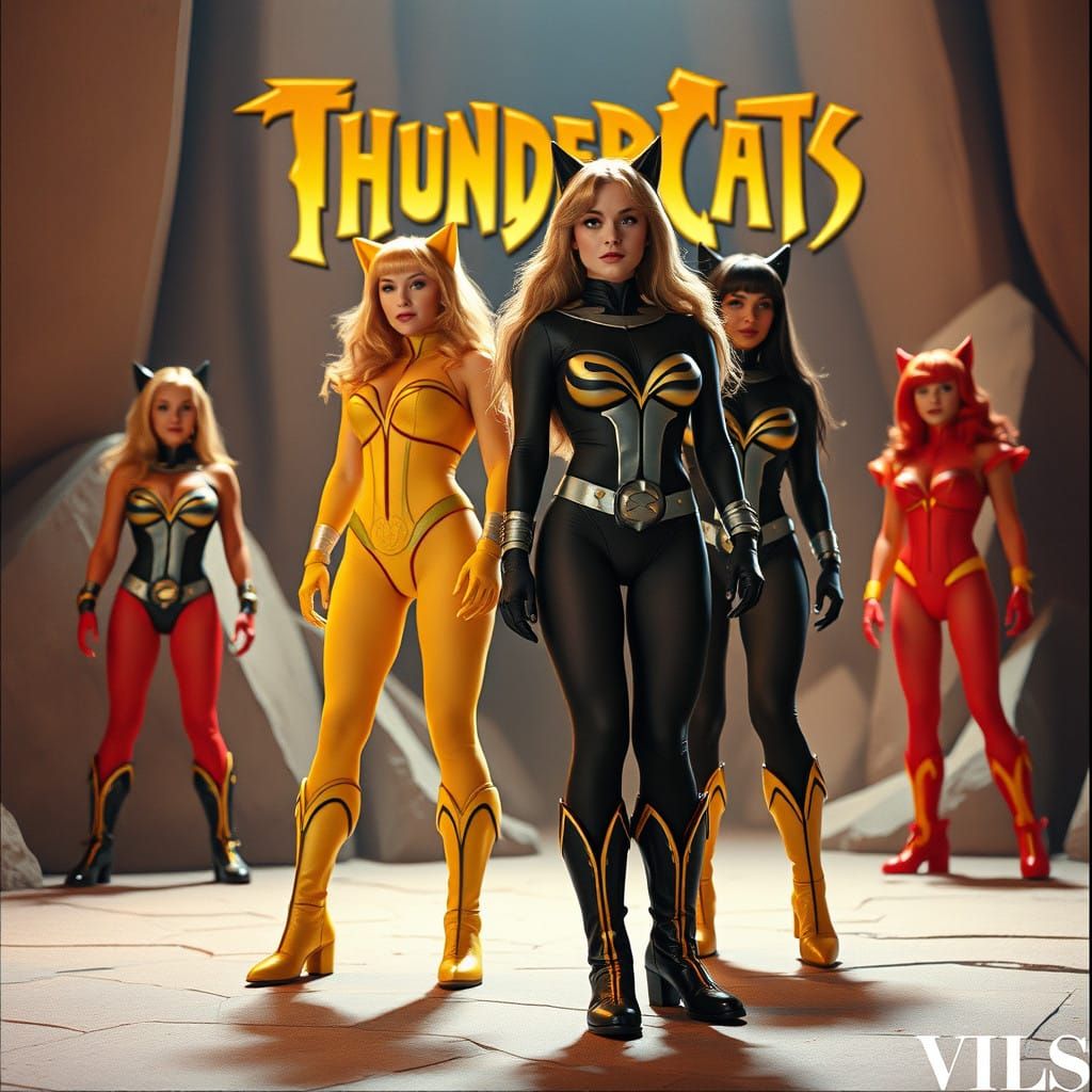 Thundercats, Cartoon tv show, Catsuit girls, long legs, blac...