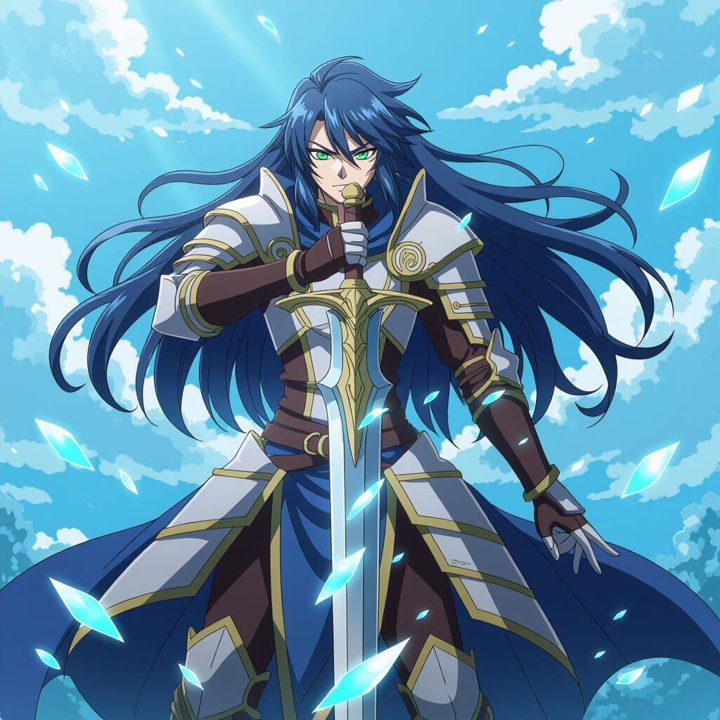 Sword of Heaven: Cel-Shaded Anime Manga Scan