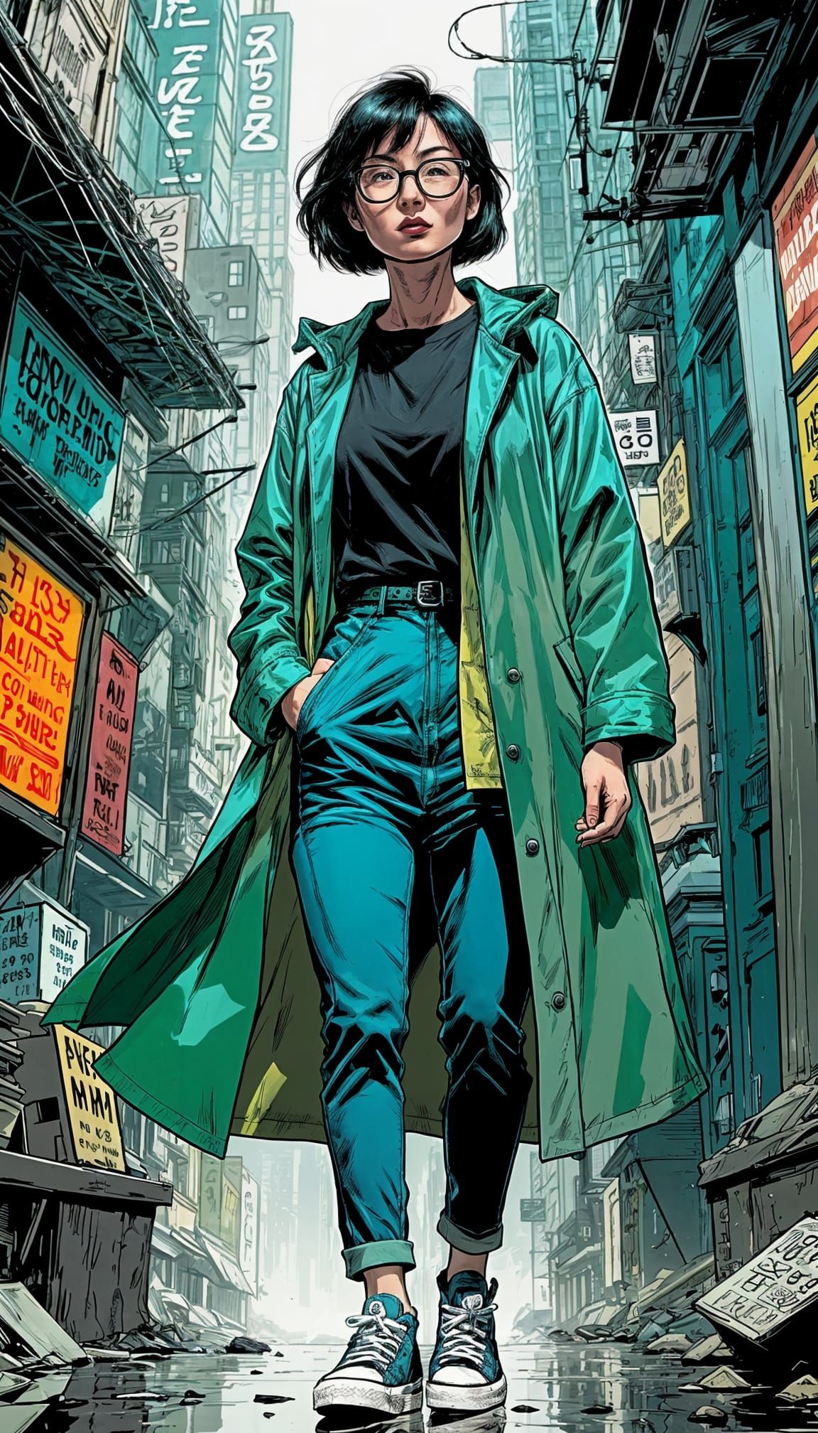 Young Asian Detective Investigates Mysterious Streets in 4 C...