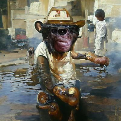 Monkeypox as Oil Painting by James Gurney
