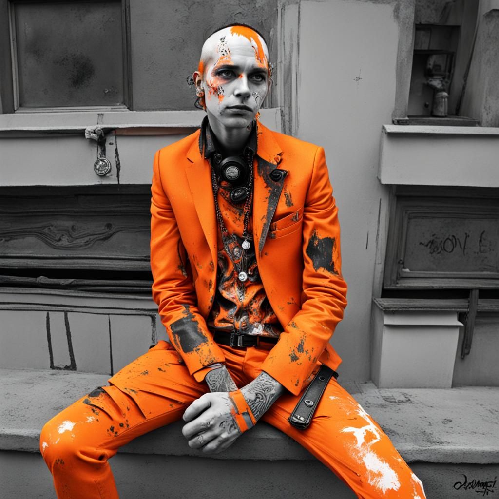 orange, paintpunk
