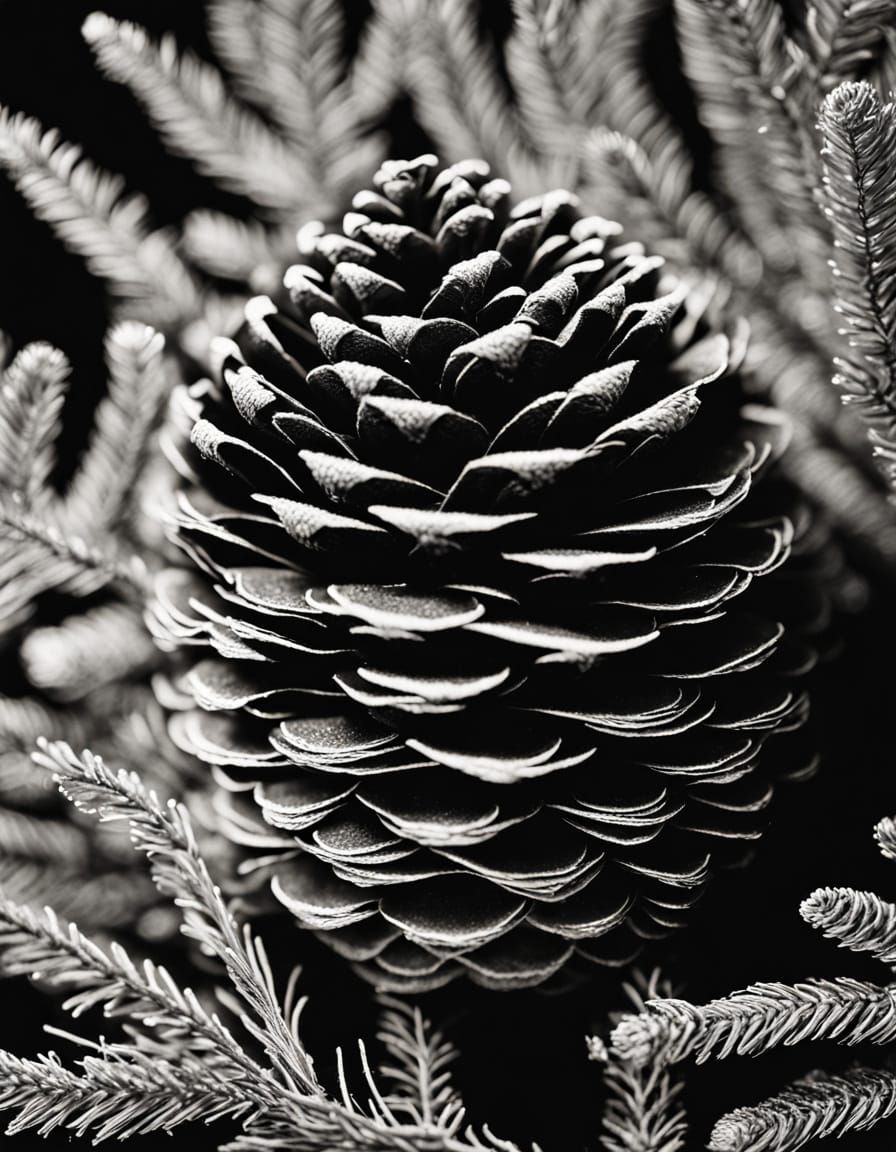 Pinecone in Van Dyke Style Photography