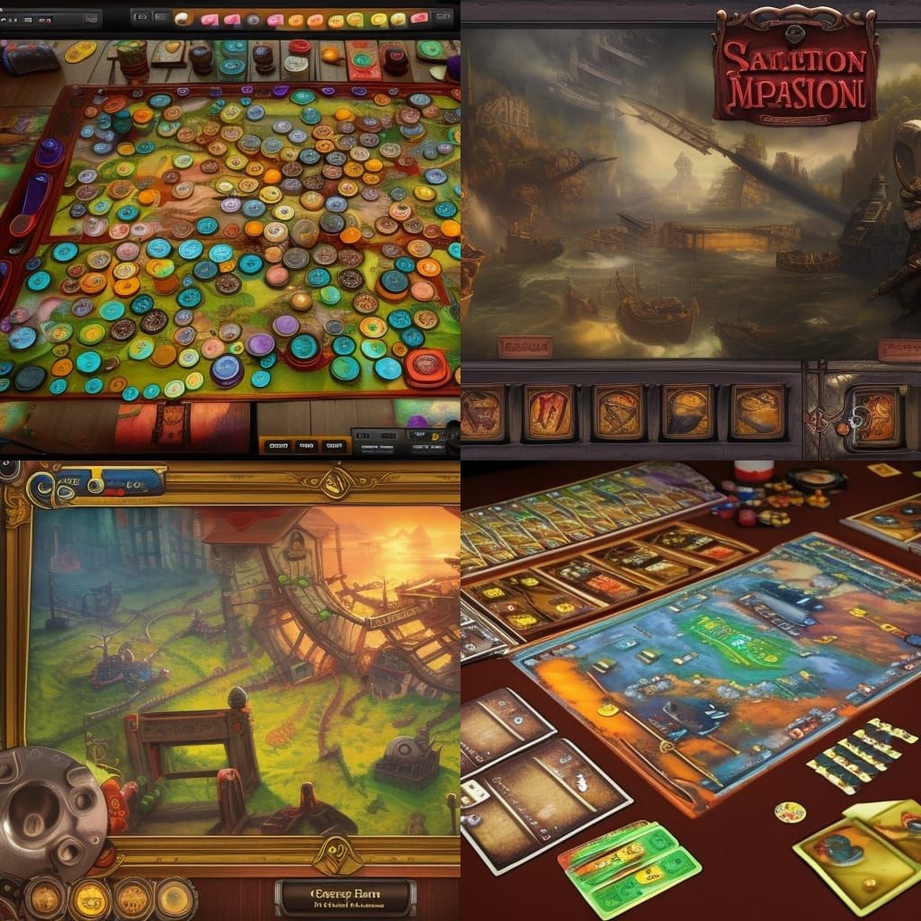 Operation Board Game: Detailed Fantasy Concept Art