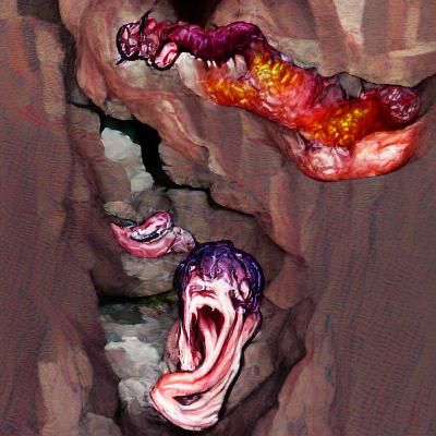Horrifying Body Horror Chasm Screaming