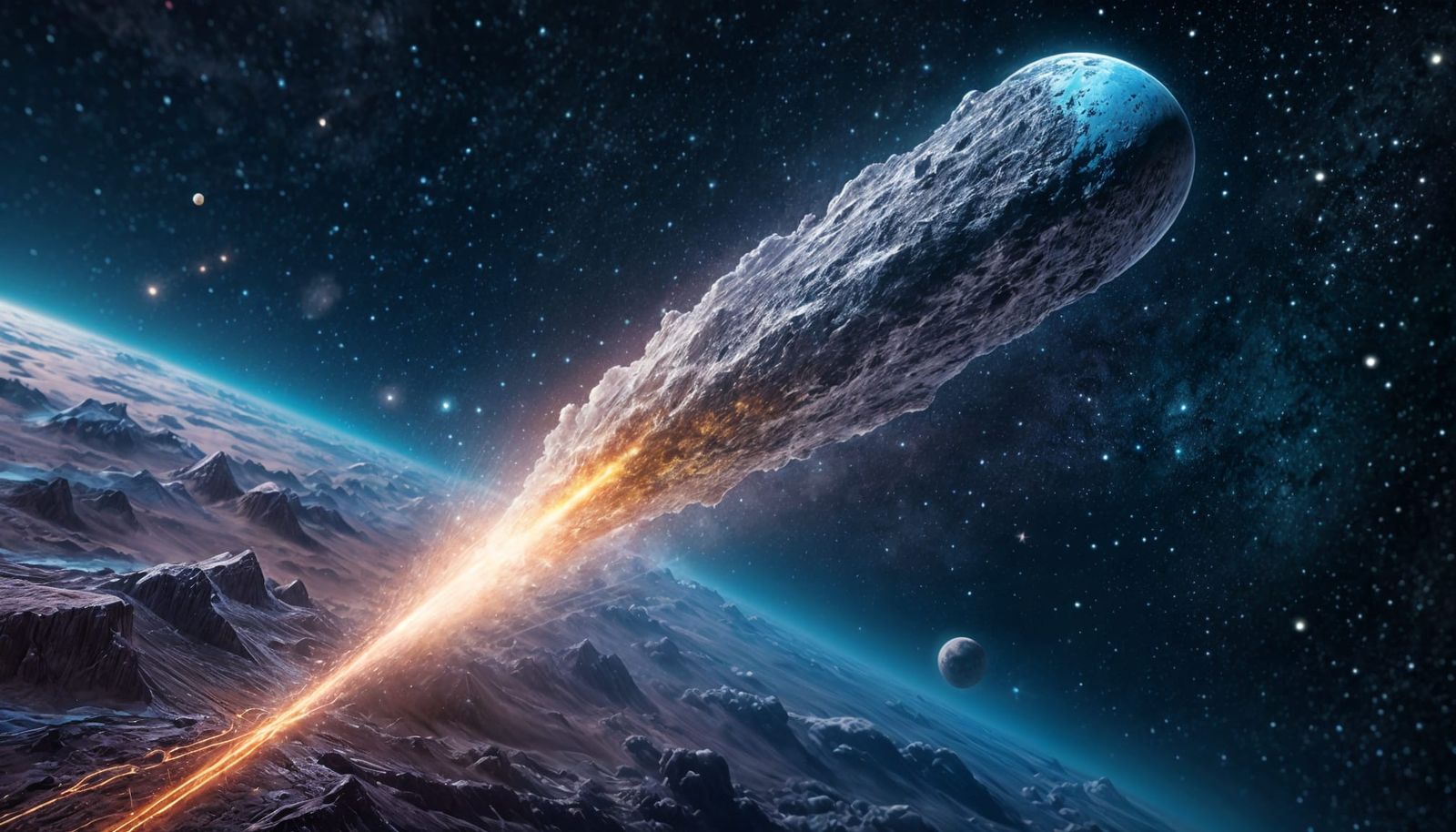 3I/ATLAS Comet Streaking Through Space