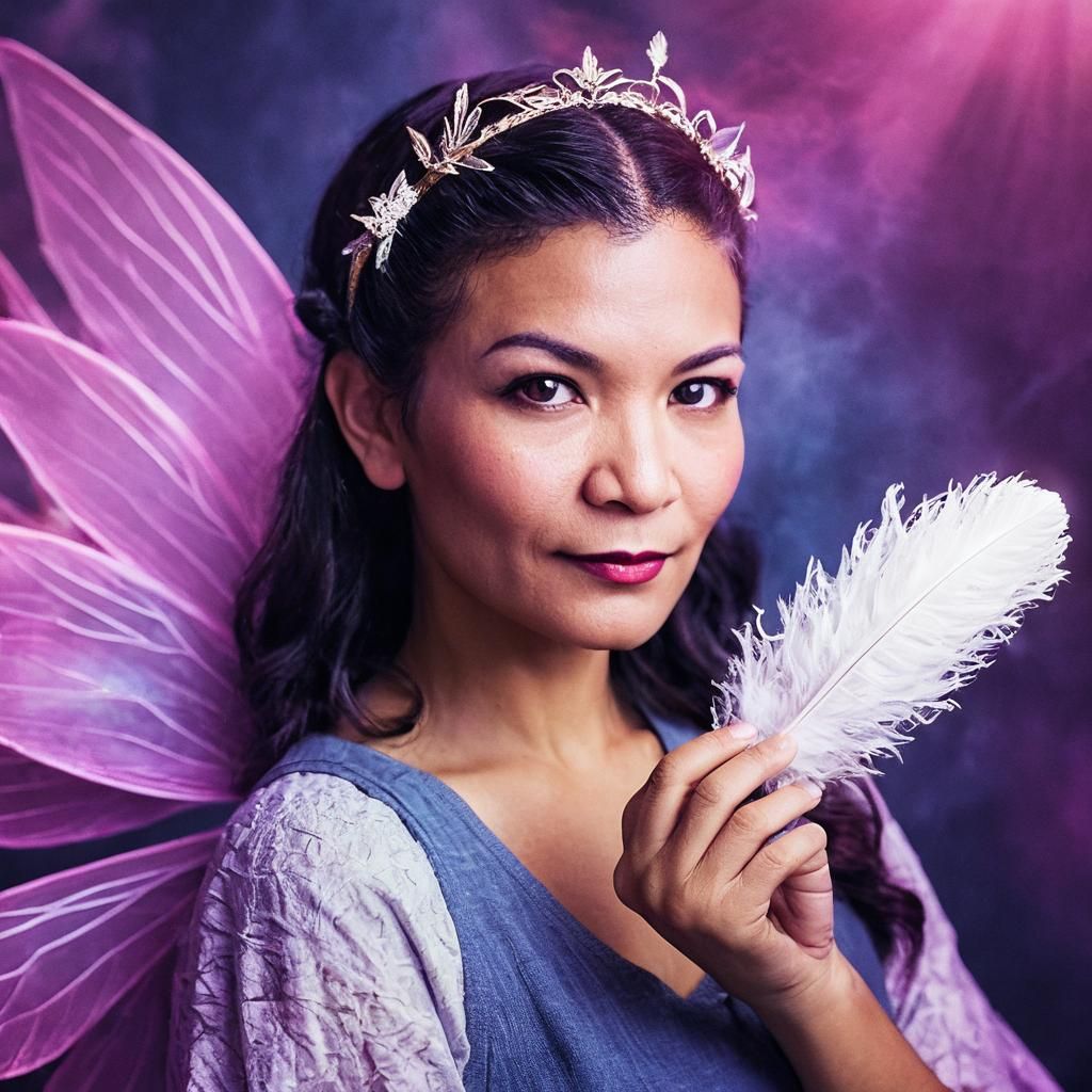 Fantasy Fairy Portrait in Dreamy Cinematic Style