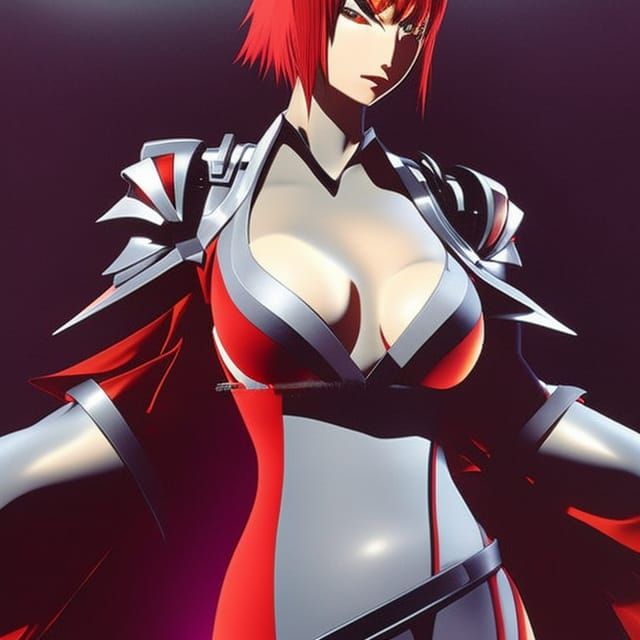 Natalia Murnikoviene Posing in Anime Style