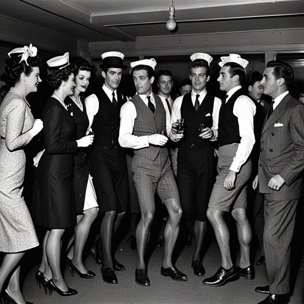 In olden days a glimpse of stocking was looked on as somethi...