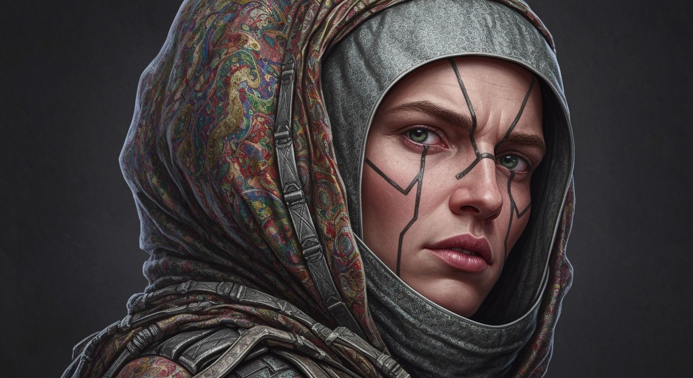 Mouse Astronaut in Cyberpunk Rocket Terrarium