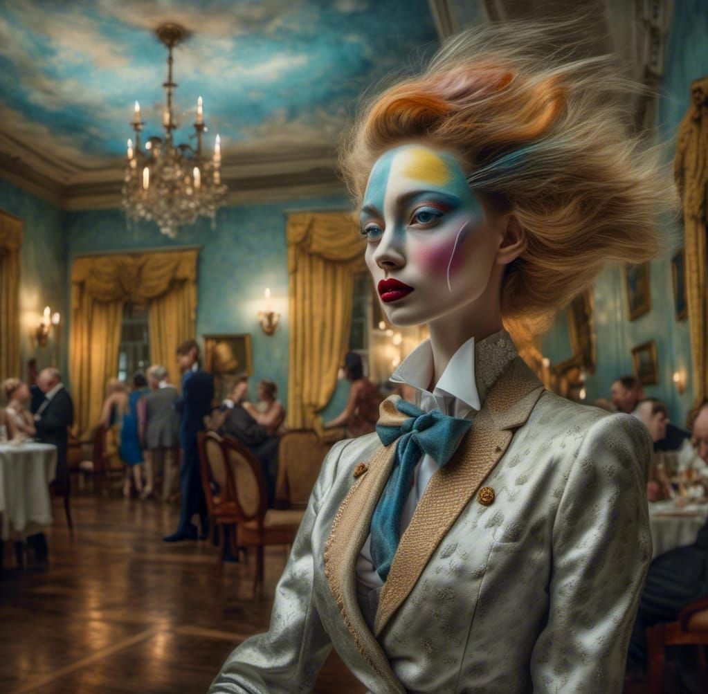 Polychromatic Alien Party: Detailed Matte Painting